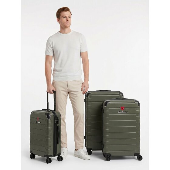 Tonino Lamborghini Tonino Lamborghini Milano Trolley 3-SET con pliegue extensible y Maleta XL