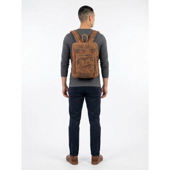 Greenburry Vintage Mochila de día Piel 44 cm Compartimento para el portátil