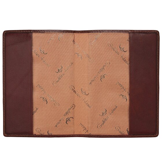 Golden Head Estuche para pasaporte de Colorado de cuero RFID de 10 cm