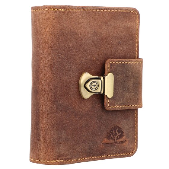 Greenburry Cartera de cuero vintage de 12,5 cm