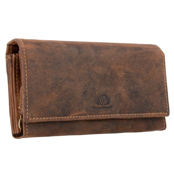 Greenburry Cartera vintage de cuero 18,5 cm
