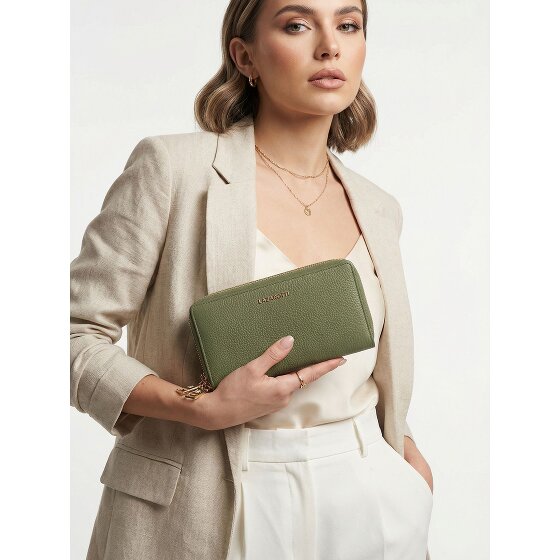 Lazarotti Billetero Bologna Piel XL Doble Cremallera RFID 20 cm