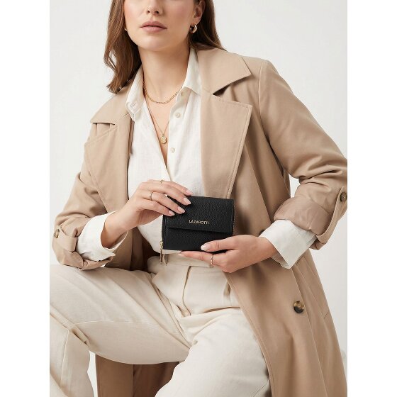 Lazarotti Billetero con cremallera de piel de Bolonia 12 cm