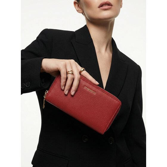 Lazarotti Billetero Bologna Piel XL Doble Cremallera RFID 20 cm