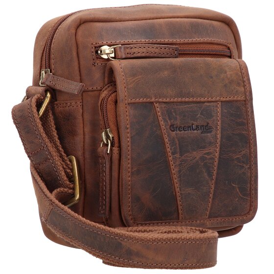 Greenland Nature Bolsa de hombro Montenegro de cuero RFID 15 cm