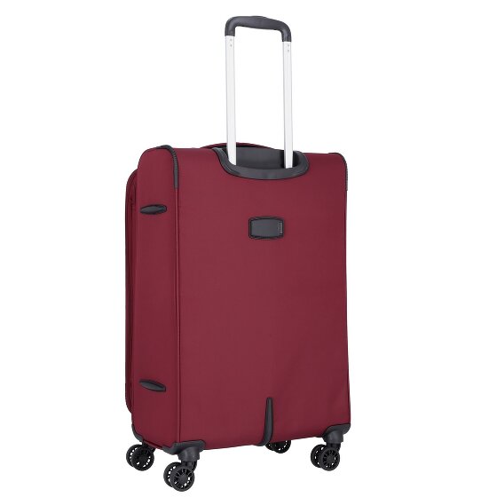 d&n Travel Line 9504 4 ruedas Juego de maletas 3 piezas con pliegue de expansión
