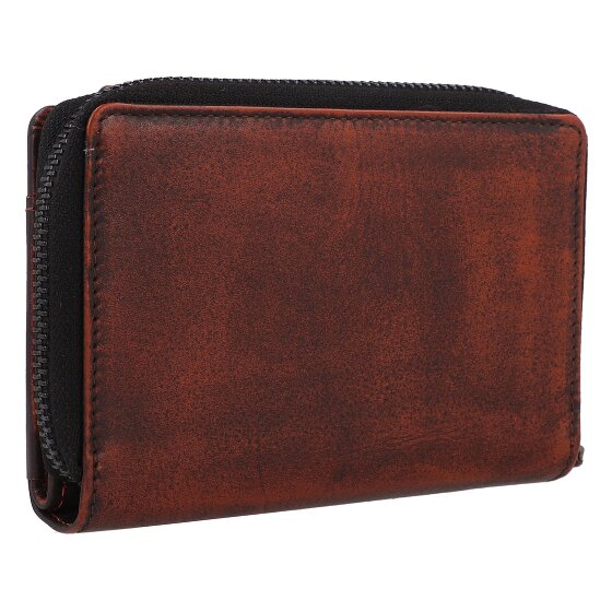 Greenburry Destressed Cartera Protección RFID Piel 13.5 cm