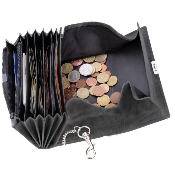 Alassio Cartera de camarero de cuero 18,5 cm