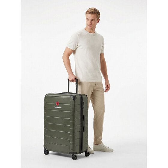 Tonino Lamborghini Trolley Milano de 4 ruedas XL 83 cm tamaño especial con pliegue extensible