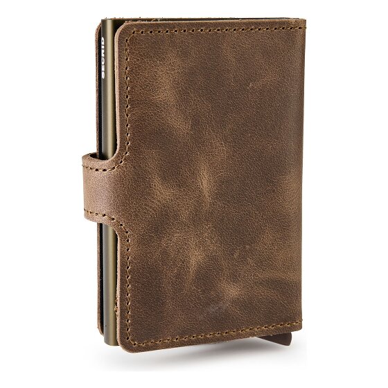 Secrid Miniwallet Vintage Estuche para tarjetas de crédito Cartera de piel RFID 6,5 cm