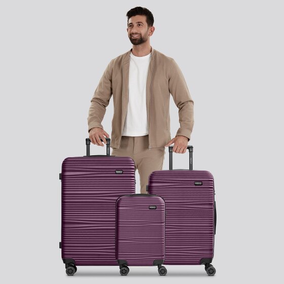 Redolz Essentials 16 3-SET 4 ruedas Set de maletas 3 piezas