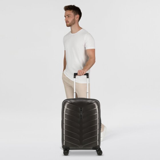 Samsonite Attrix 4 ruedas Carro de la cabina 55 cm con pliegue de expansión