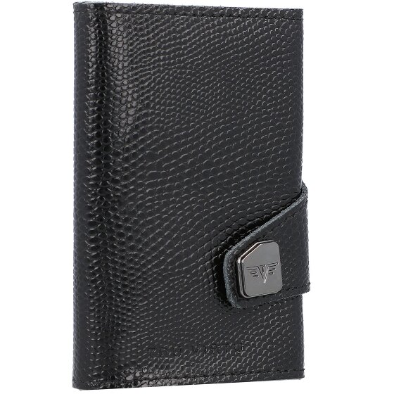 Tru Virtu Funda para tarjetas de crédito Click & Slide RFID Piel 6,5 cm