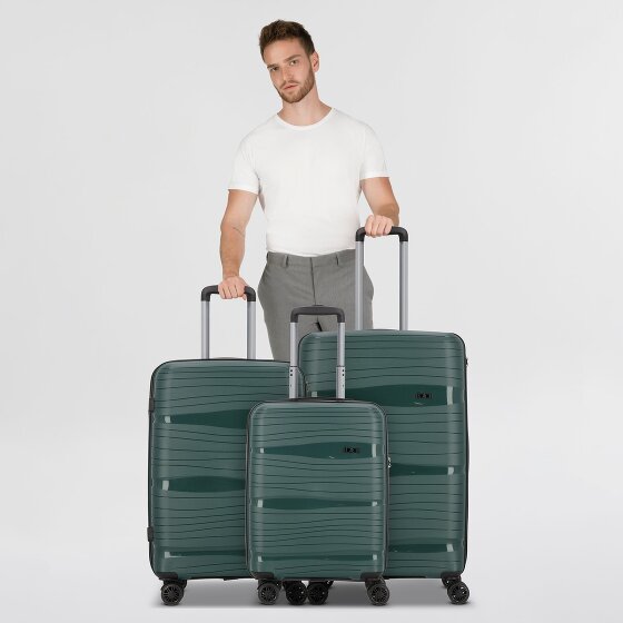 d&n Travel Line 4300 4 ruedas Juego de maletas 3 piezas