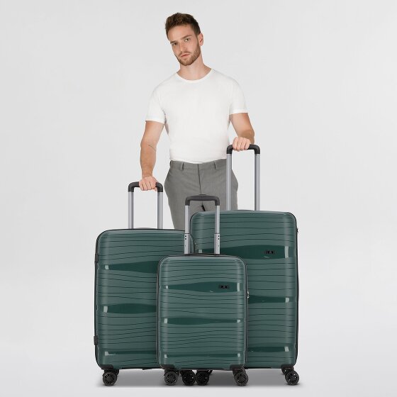 d&n Travel Line 4300 4 ruedas Juego de maletas 3 piezas