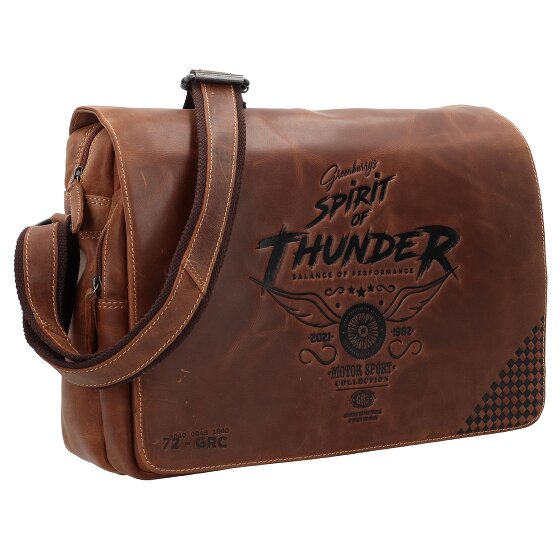 Greenburry Racing Collection Atlanta Maletín Mensajero Piel 36 cm