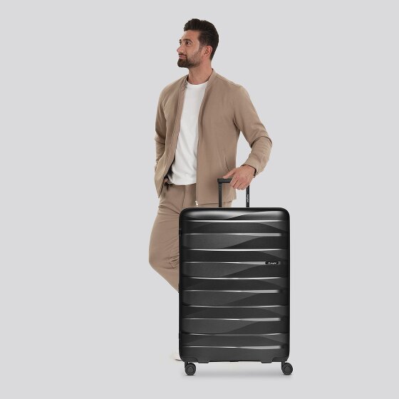 Bergpfeil Trolley de viaje de 4 ruedas L 75 cm con pliegue de expansión