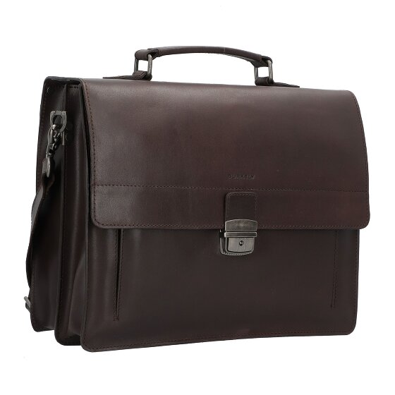 Burkely Maletín Scott Vintage Piel 38 cm