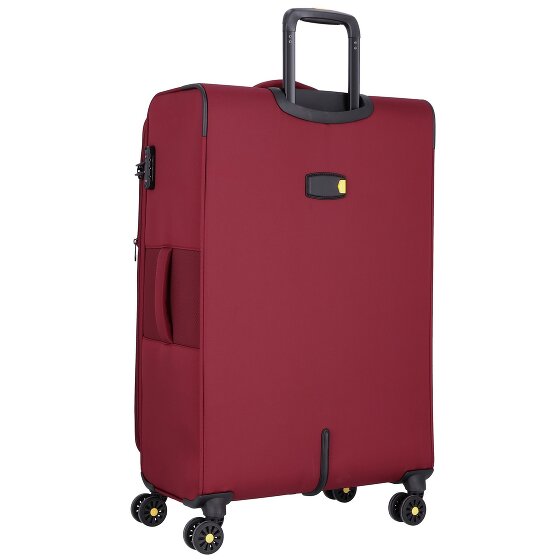 d&n Travel Line 9704 4 ruedas Carrito L 78 cm con pliegue de expansión