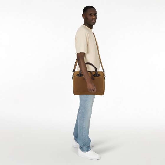 Filson Tin Cloth Maletín 38 cm Compartimento para el portátil