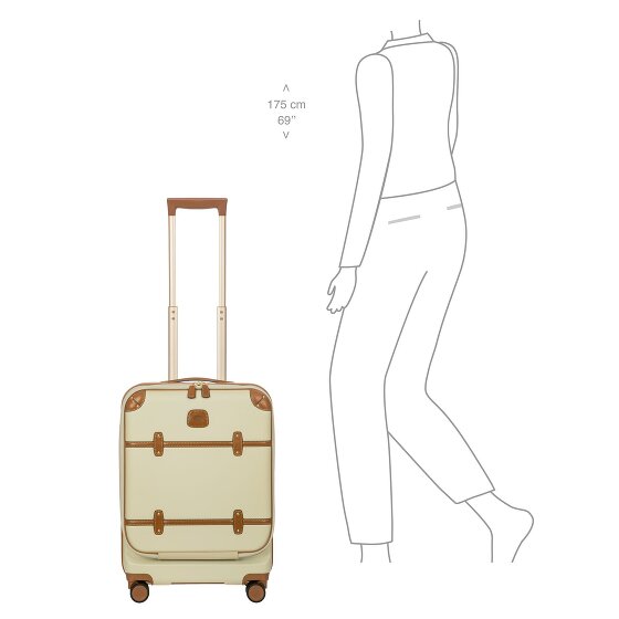 Bric's Bellagio 4 ruedas Carro de la cabina 55 cm con pliegue de expansión