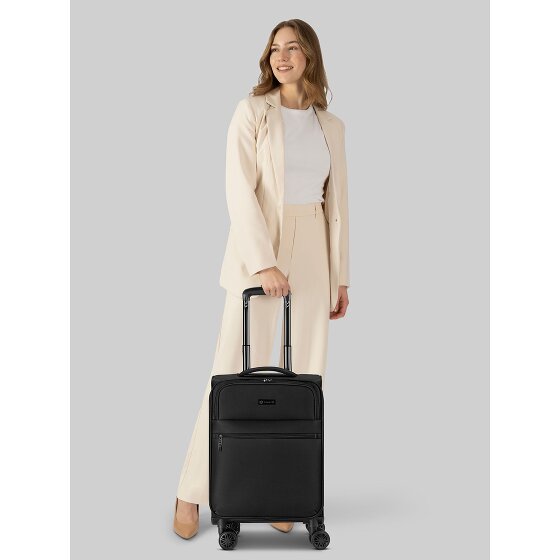 bugatti Valencia Soft 4 ruedas Trolley de cabina S 55 cm Con fuelle expandible
