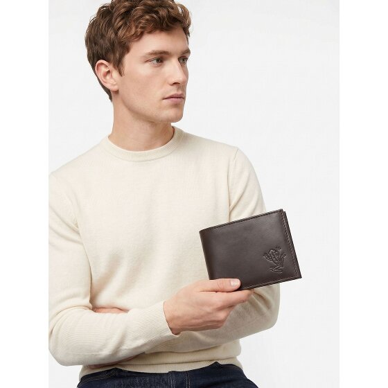 oxmox Leather Cartera Bloqueo RFID Piel natural 11 cm