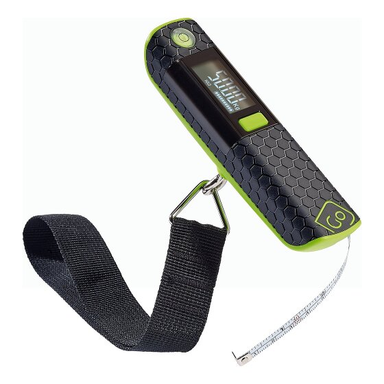 Go Travel Material eléctrico + electrónico balanzas portátiles 12 cm con cinta métrica y nivel de burbuja