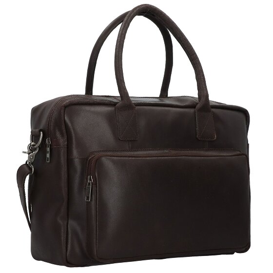 Burkely Maletín Vintage Mitch Piel 39 cm Compartimento para portátil