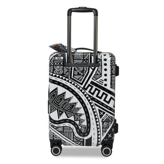 Sprayground Printed Zipper Shark AI Journey to the Mind 4 ruedas Carro de la cabina 55 cm