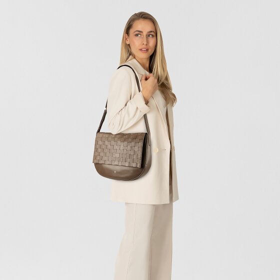 DuDu Bolsa de hombro Piel natural 34 cm
