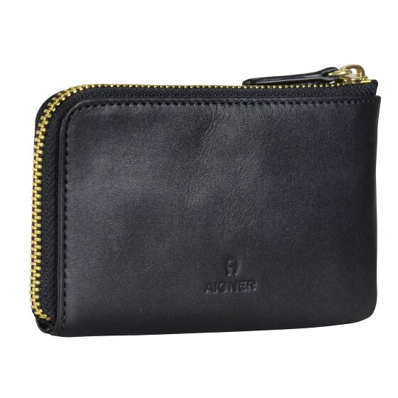 AIGNER Estuche para llaves Daily Basic de cuero 12 cm