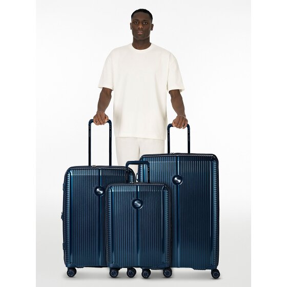 Polestream Paris 4 ruedas Juego de maletas 3 piezas con pliegue de expansión