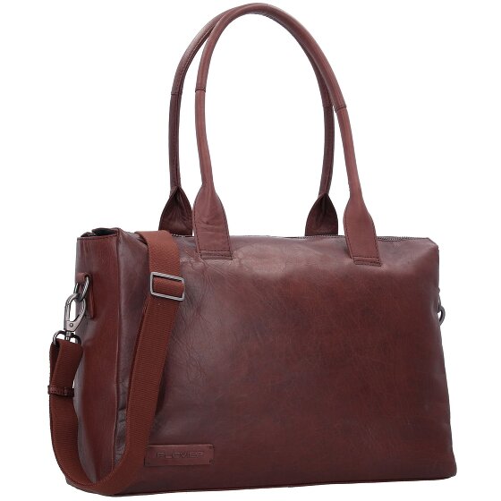 Plevier Rock Beryl Bolsa de hombro Piel 40.5 cm Compartimento para el portátil