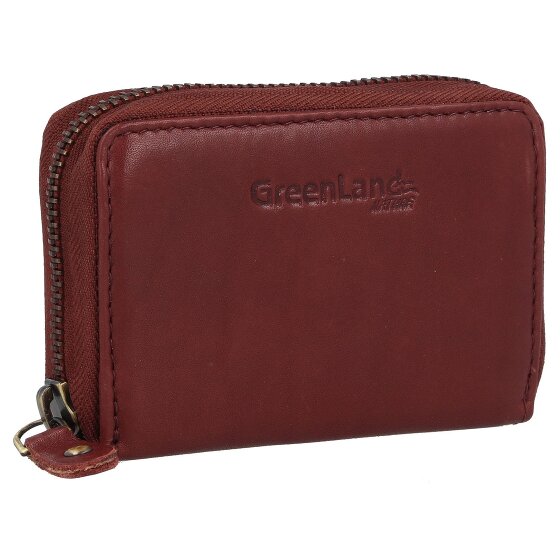 Greenland Nature Estuche para tarjetas de crédito de cuero RFID 10,5 cm