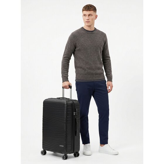 Franky Dallas 3.0 Trolley de 4 ruedas M 65 cm con plegado extensible