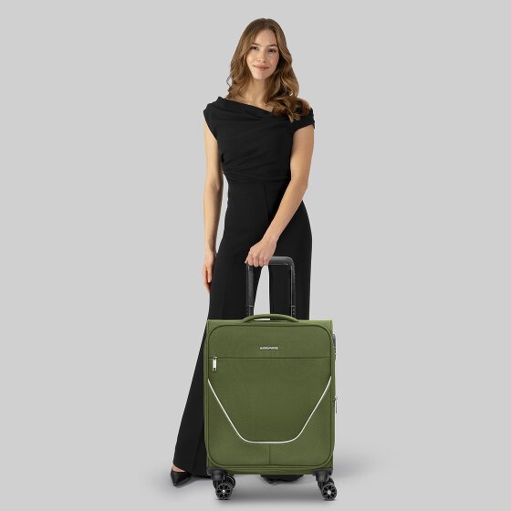 Stratic taska Trolley de cabina de 4 ruedas S 55 cm con pliegue extensible