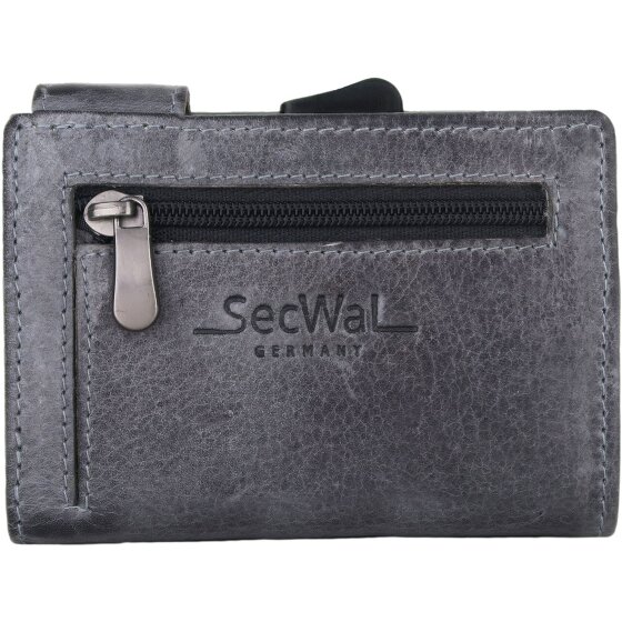 SecWal SecWal 1 Funda para tarjetas de crédito Cartera de piel RFID 9 cm