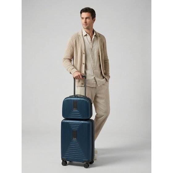 Redolz Juego de maletas Essentials 14 2 pzs. trolley de cabina con plegado extensible y neceser