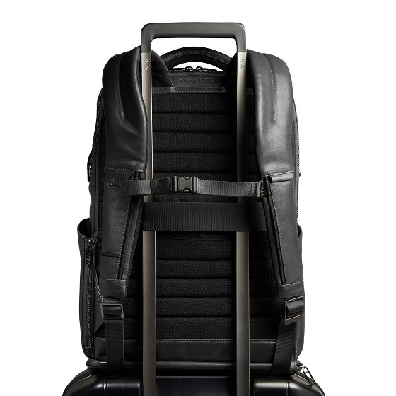 Piquadro Mochila de viaje Zaino Piel RFID Compartimento para portátil de 44 cm