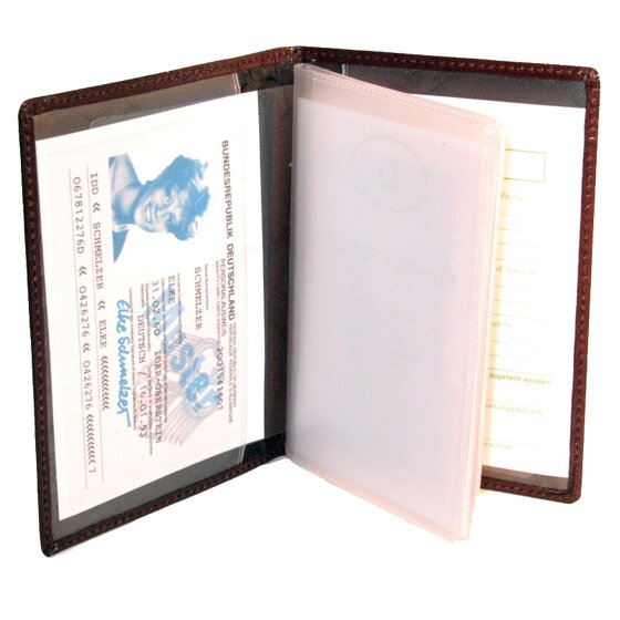 Golden Head Carnet de identidad de Colorado Funda de cuero RFID 9 cm