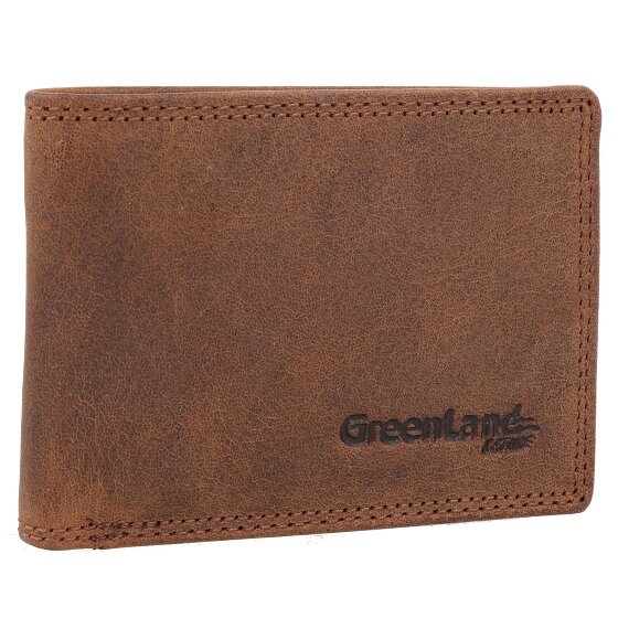 Greenland Nature Billetera Montenegro de cuero RFID 10,5 cm