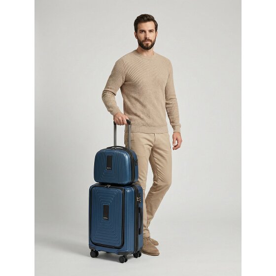 Redolz Juego de maletas Essentials 14 2 pzs. trolley de cabina con plegado extensible + neceser