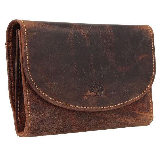 Greenburry Cartera vintage de cuero de 15,5 cm