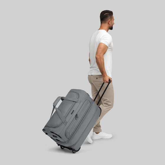Redolz Bolsa de viaje Duffle Essentials de 2 ruedas 55 cm M con solapa de expansión