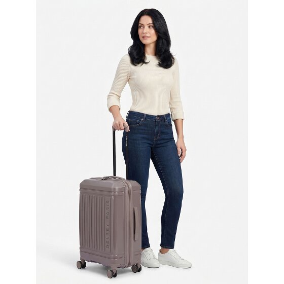 Delsey Paris Lutece 4 ruedas Trolley de cabina 55 cm Con fuelle expandible