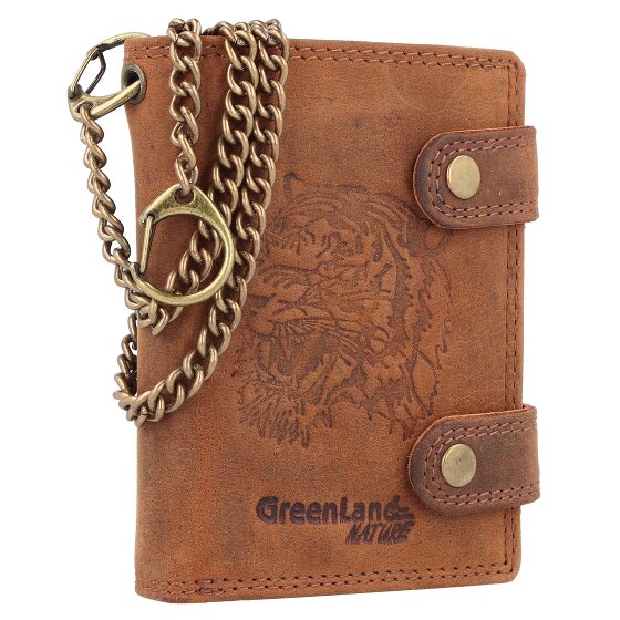 Greenland Nature Billetera Montenegro de cuero RFID 9 cm