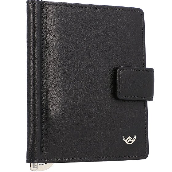 Golden Head Estuche para tarjetas de crédito Colorado de cuero de 8,5 cm con clip para billetes