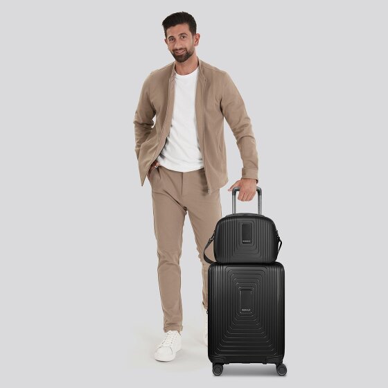 Redolz Juego de maletas Essentials 14 2 pzs. trolley de cabina con plegado extensible y neceser