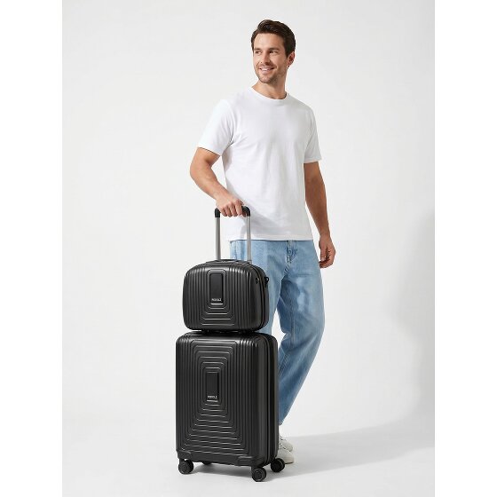 Redolz Juego de maletas Essentials 14 2 pzs. trolley de cabina con plegado extensible y neceser
